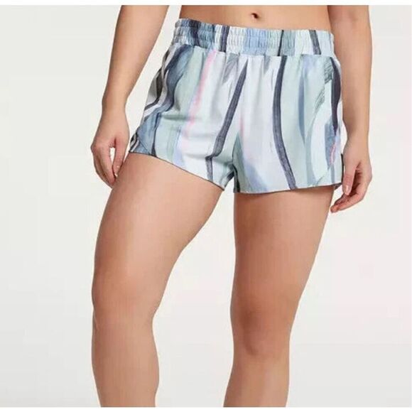 CALIA by Carrie Underwood Pants - Calia Mid-Rise Infinity Shorts XL | 3” Inseam, Succulent Green, Run Collection
